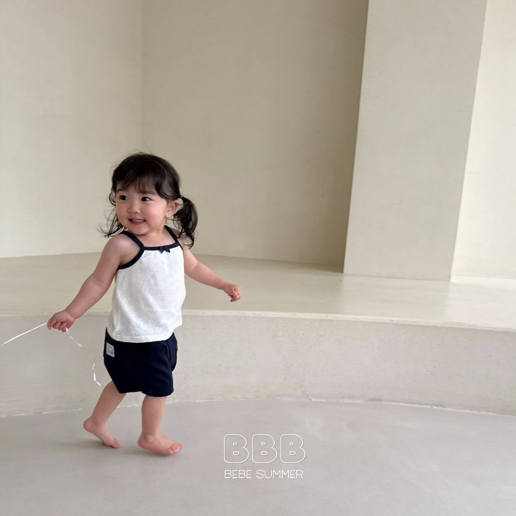 正韓夏bella_bambina 嫩嬰小童兩色蕾絲小標短褲