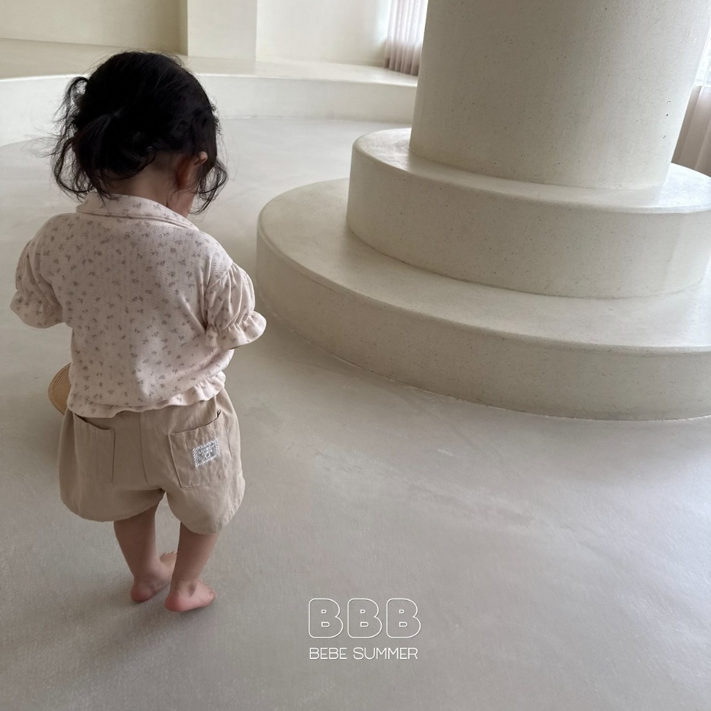 正韓夏bella_bambina 嫩嬰小童兩色蕾絲小標短褲