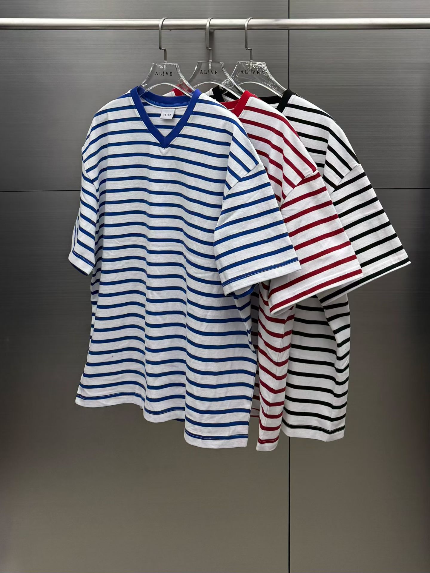 橫間短袖Tee AL!VE-002T