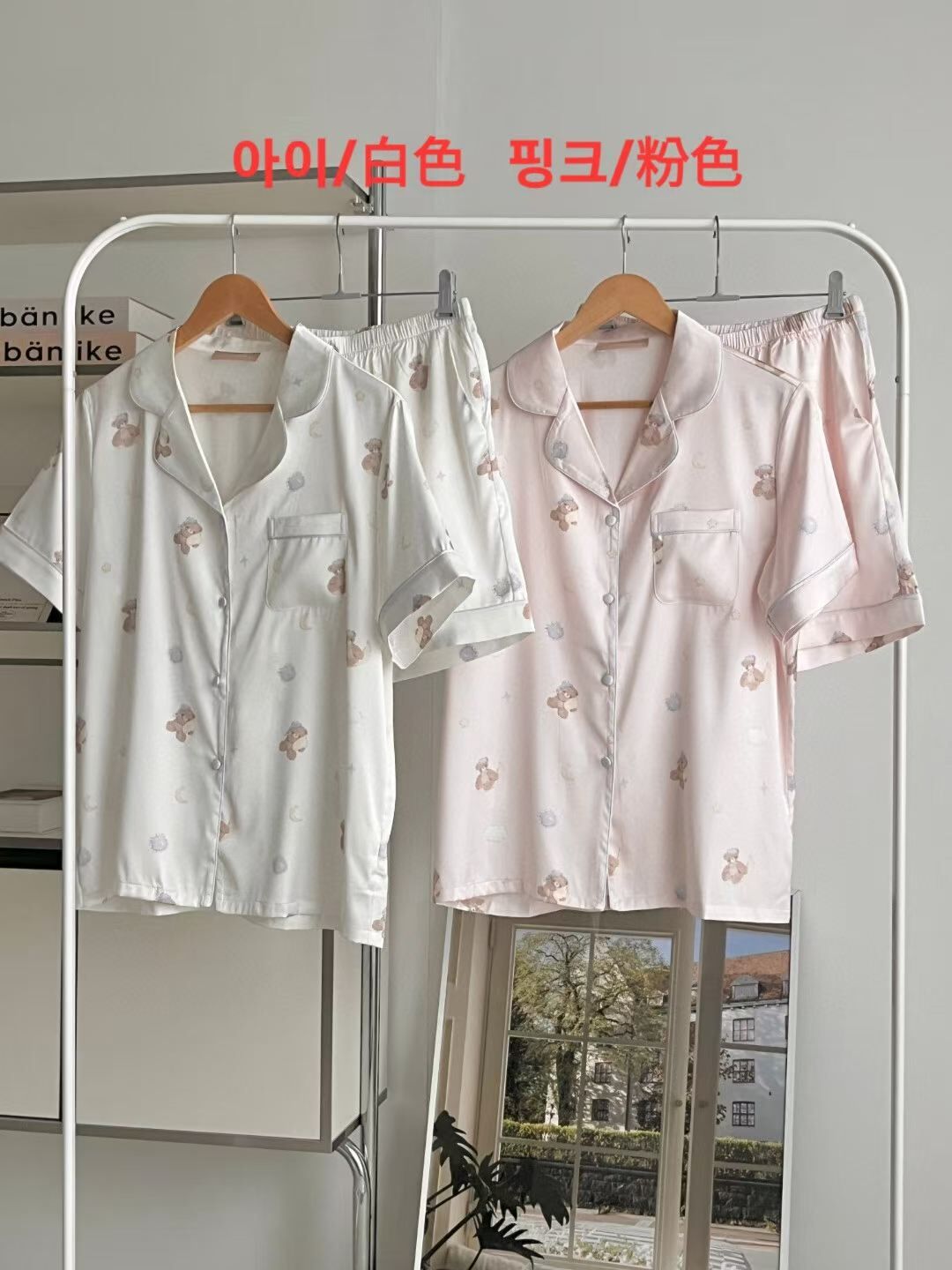 VA6140 熊寶寶醋酸睡衣