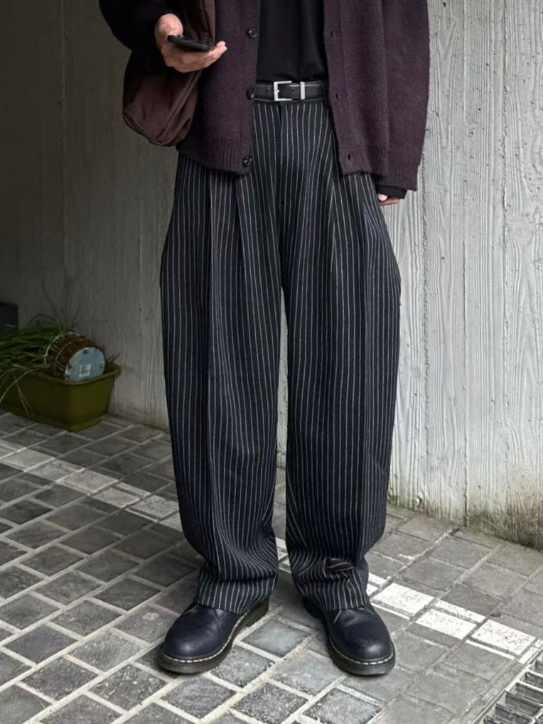 直紋鬆身西褲 HiRlSK-002P