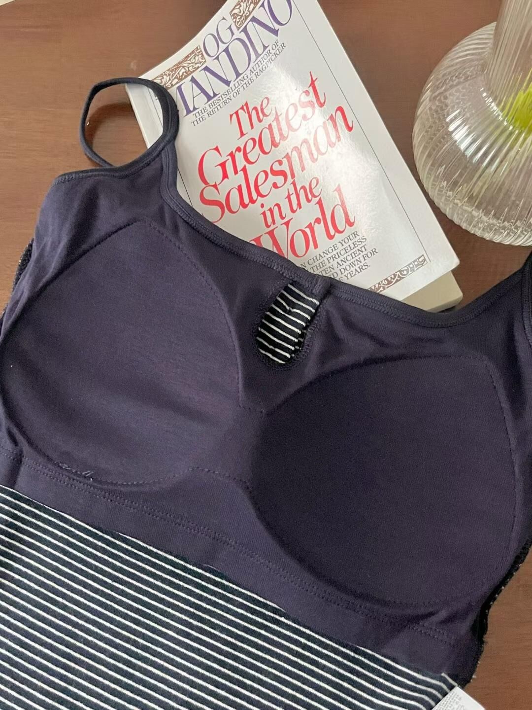 VA6150 方領鈕條紋胸墊背心