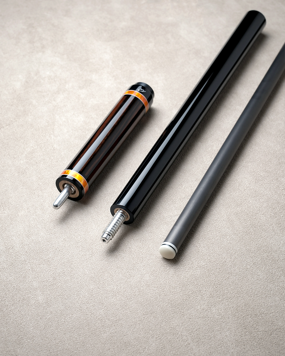 iQ Custom Jump Cue (Macassar Ebony) | TS Billiards