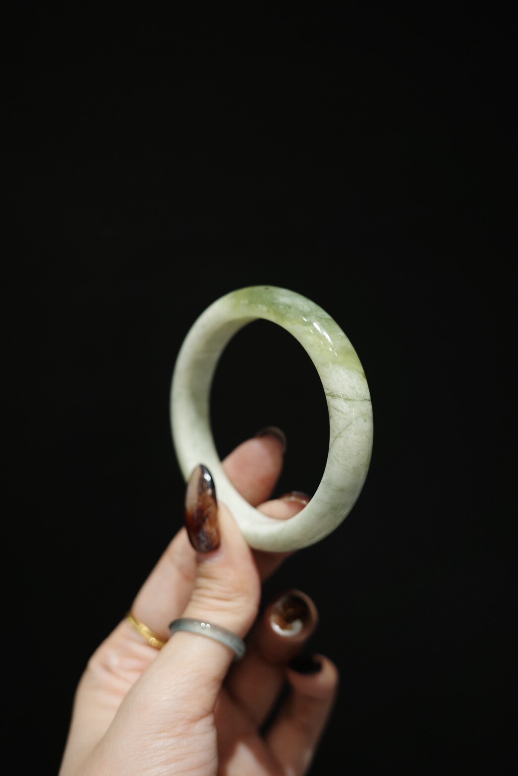 厚奶綠｜岫玉｜53圈口