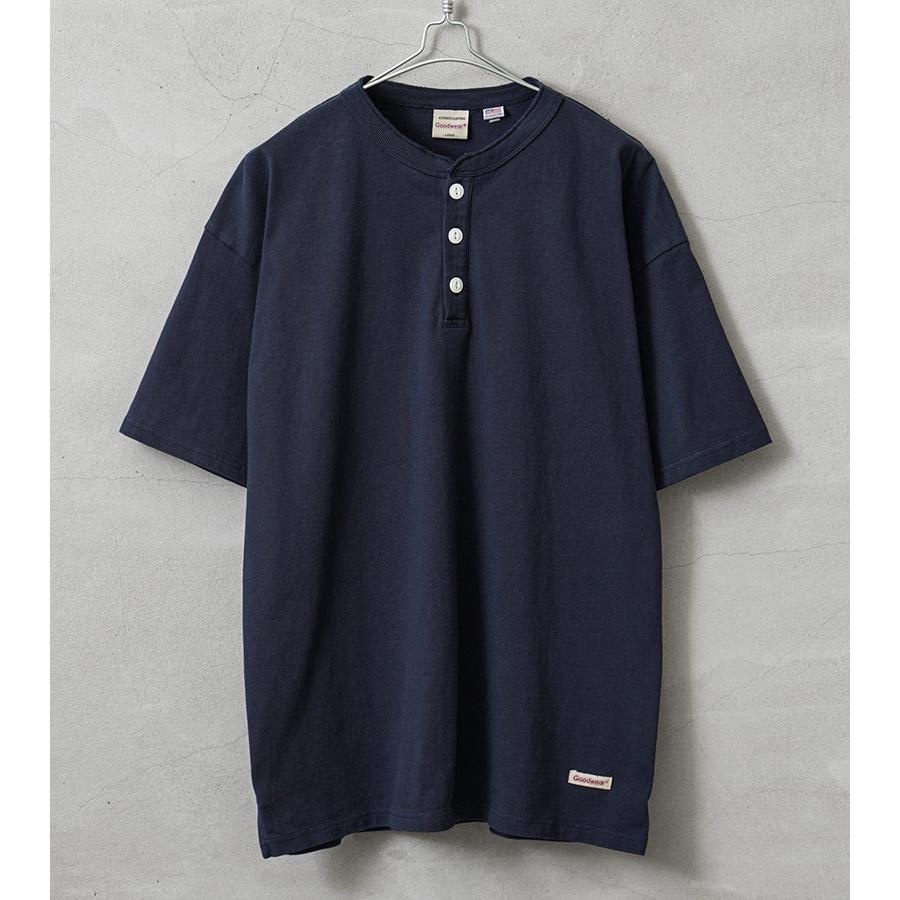 Goodwear Japan USA Cotton Henley Neck Big Tee