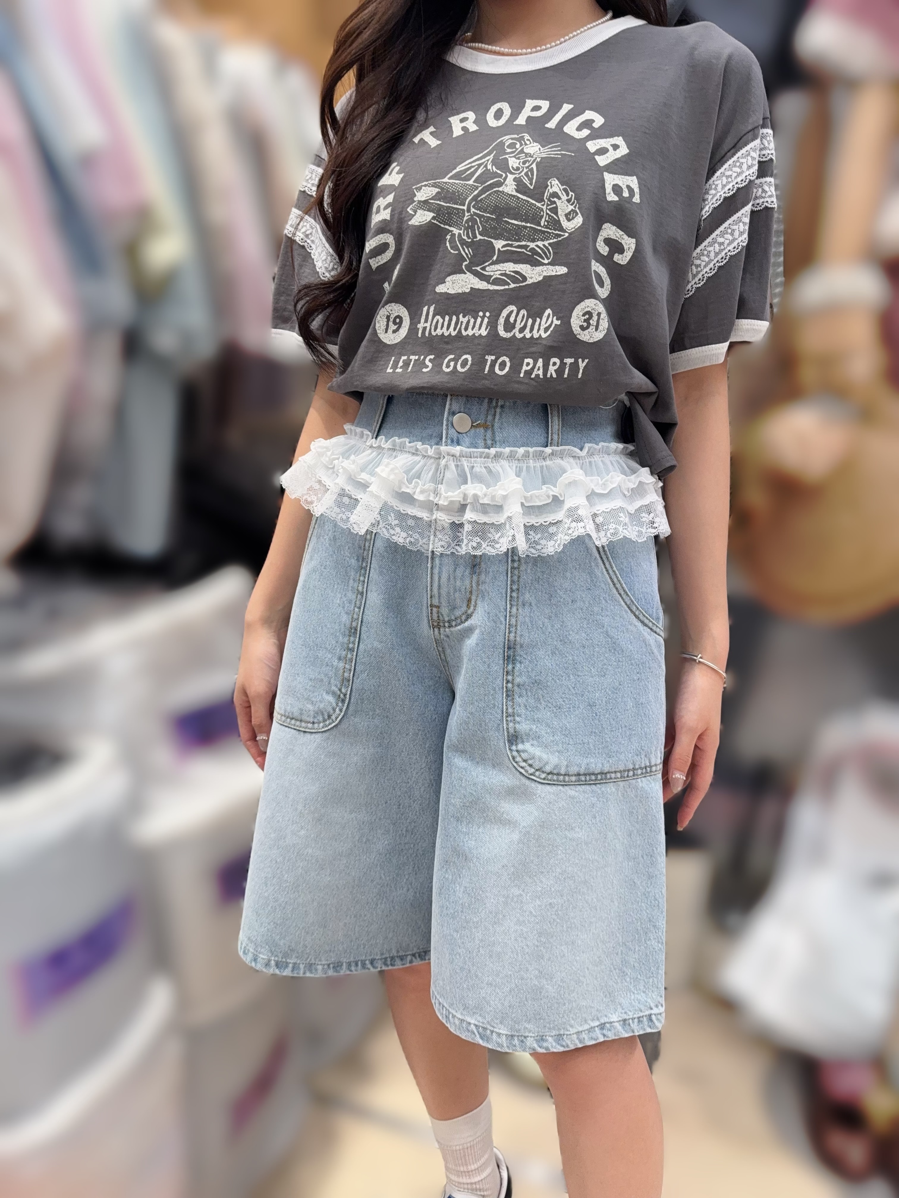 MC55  S:腰26-32 hip 40 長22.5 / M:27-33 hip 42 長23.5 / L:28-34 hip 43 長23.5 $509[一口價]