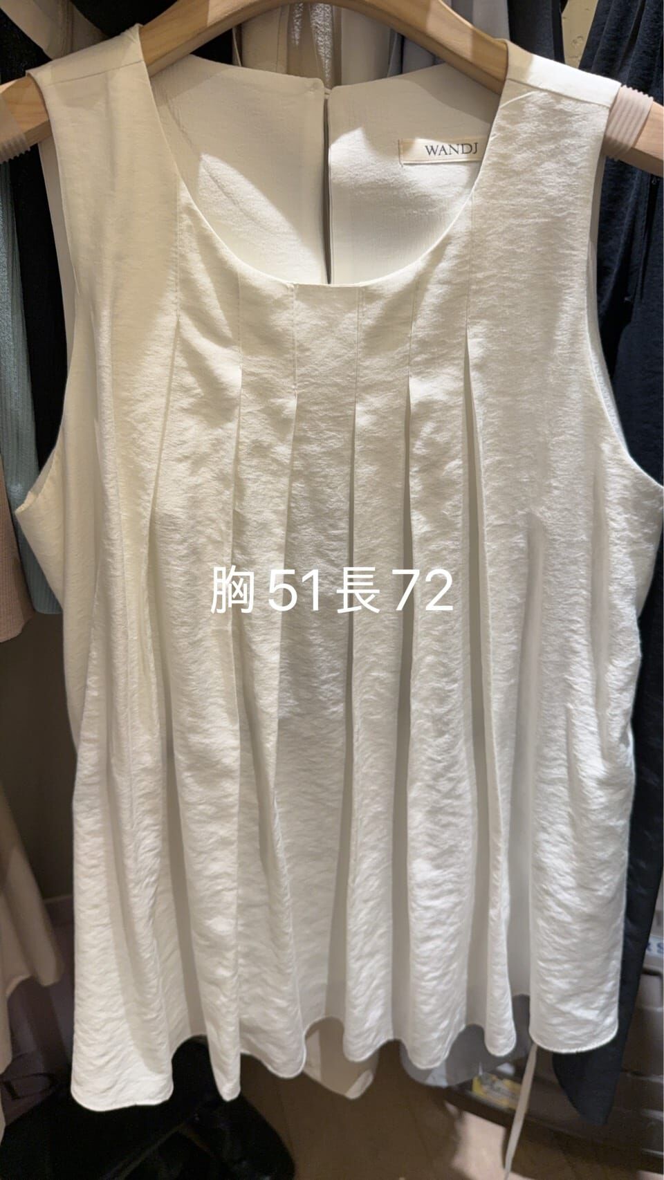 WJ6134 歐美打摺綁帶上衣