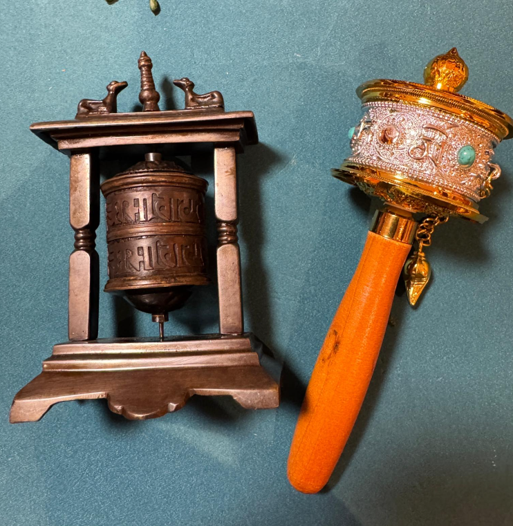 ZC011 天鐵轉經桶送手持轉經筒