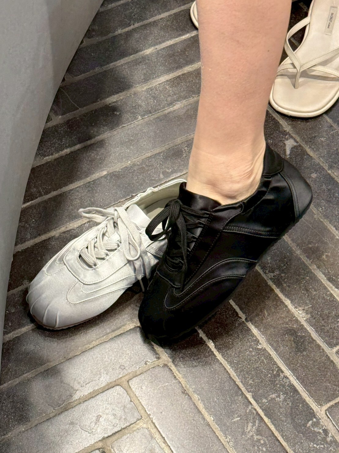 SH6130 miu款緞面波鞋 *足碼*