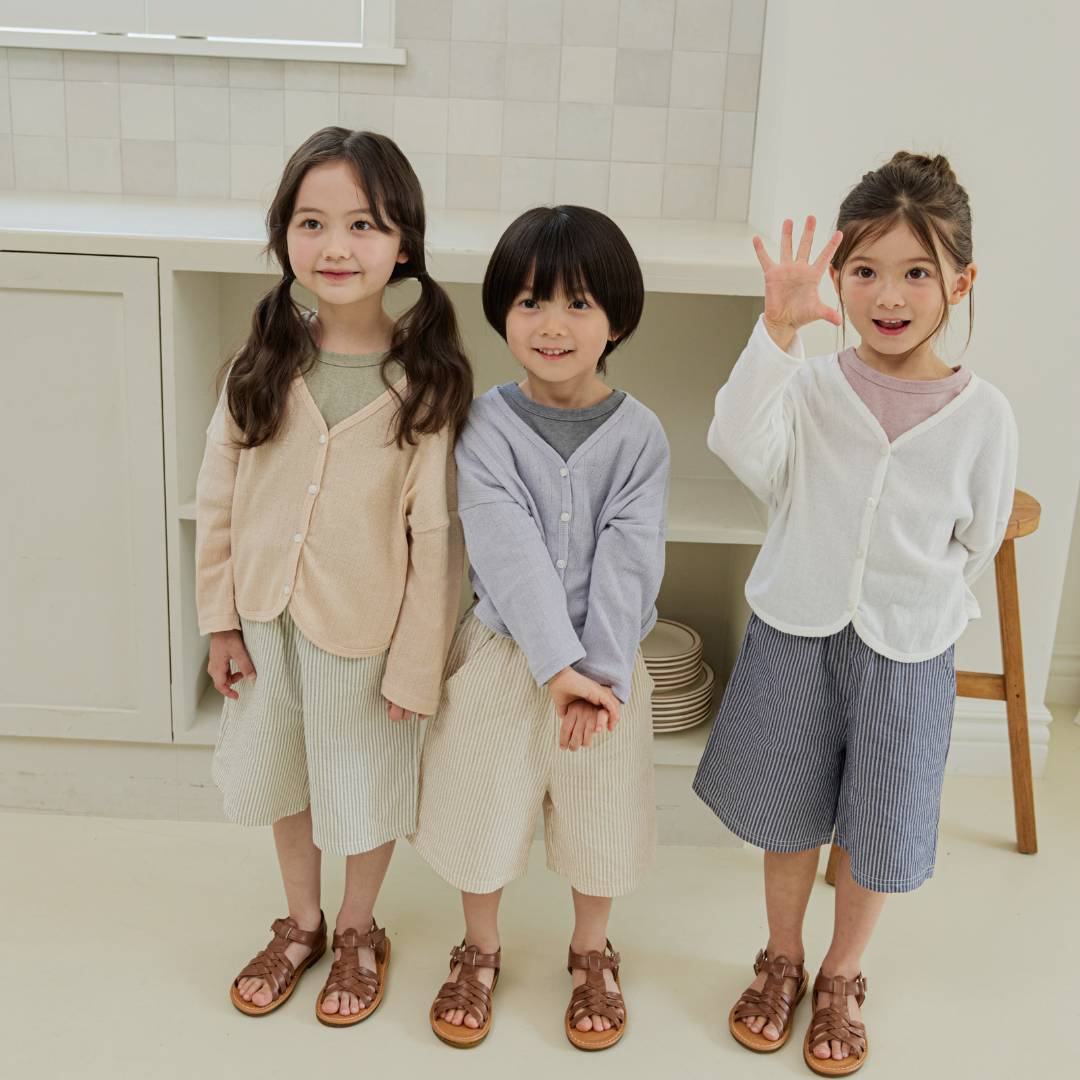 韓國 SecretKids -26夏 夏日微風薄外套(藍紫)