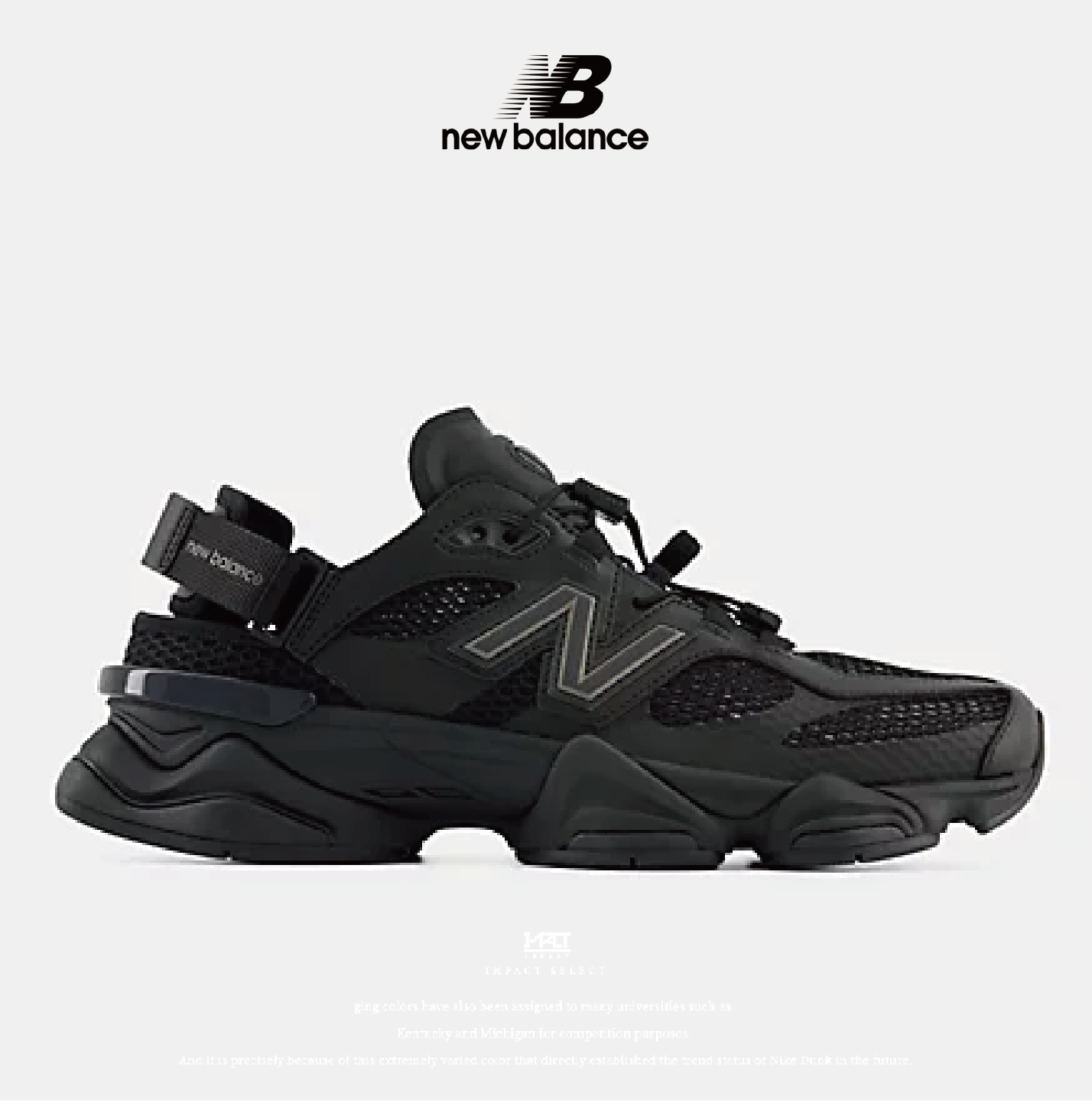 New Balance 9060 Summer 涼鞋 黑 白 米白