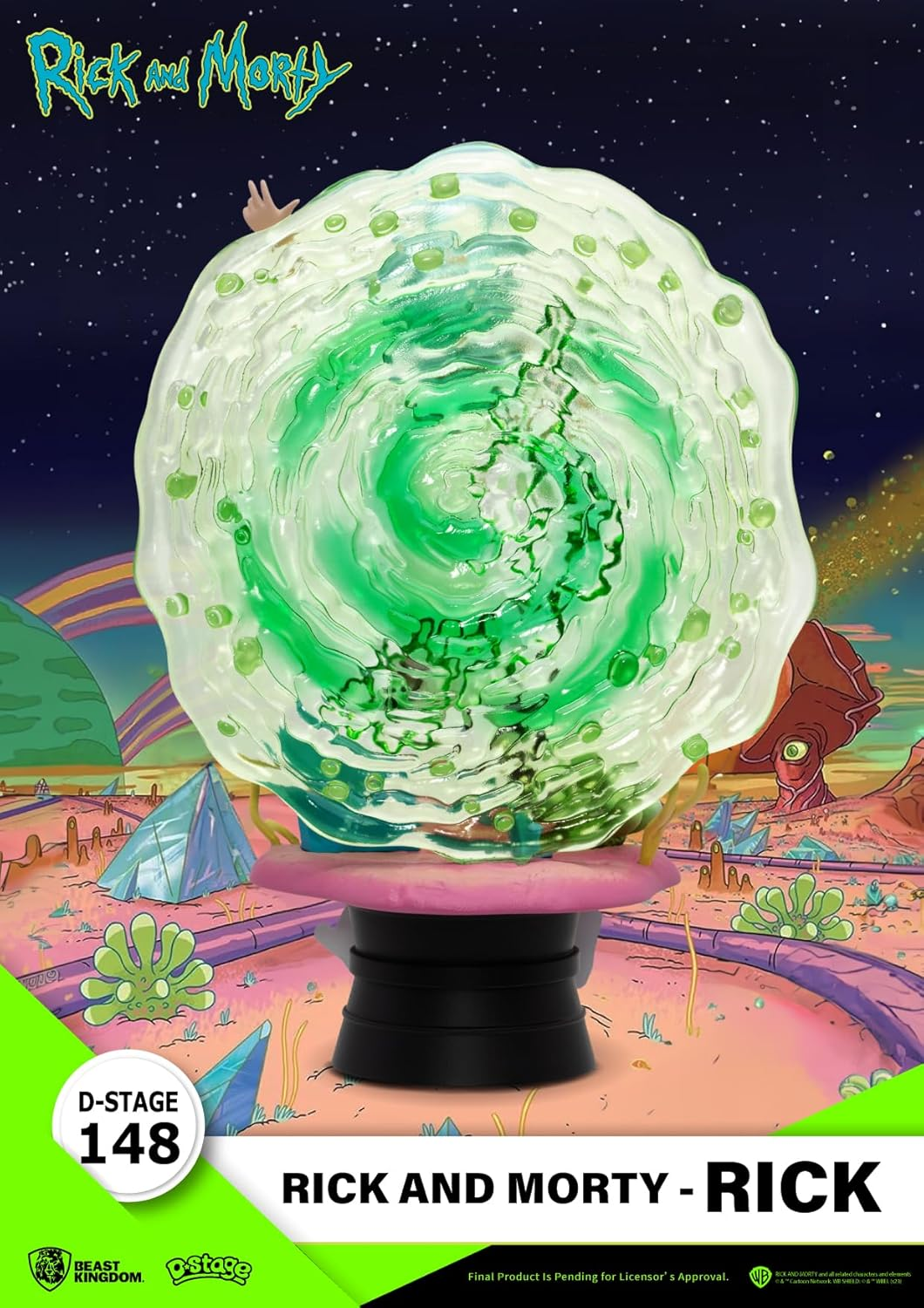 Rick and Morty 全新瑞克傳送門模型 Rick DS-148 D-Stage Statue 13cm / 瑞克和莫蒂