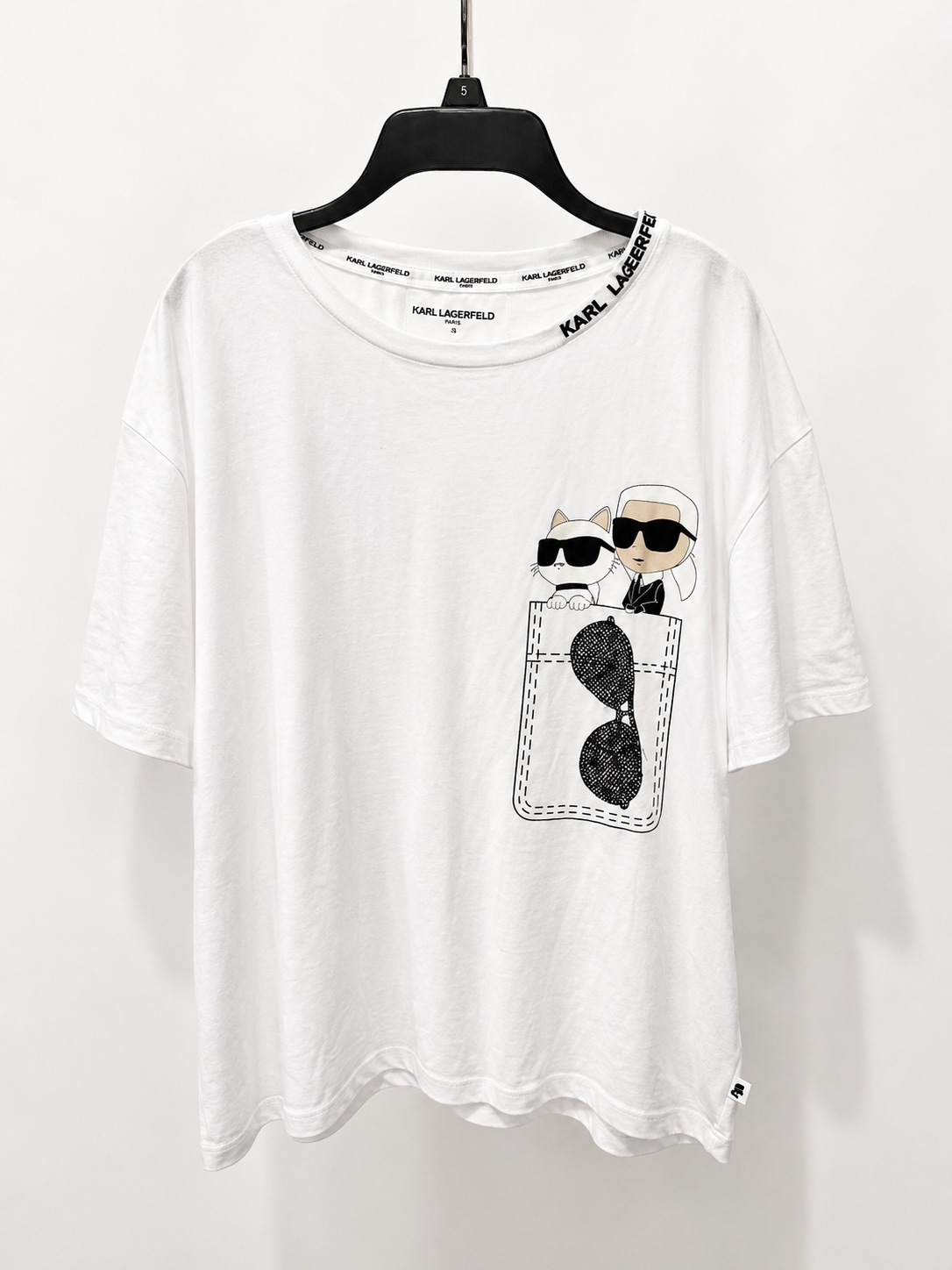 OBS452 KARL 短版Oversize TEE