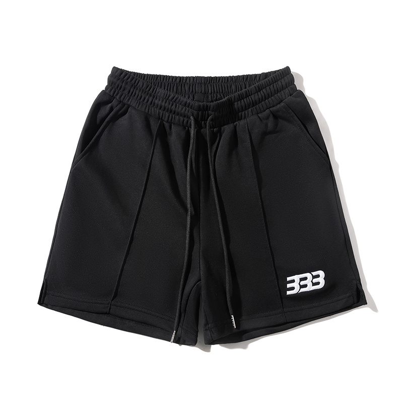 《S.V》333立體中線棉短褲