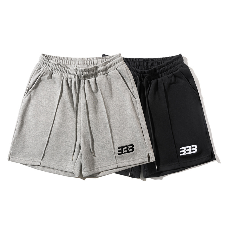 《S.V》333立體中線棉短褲