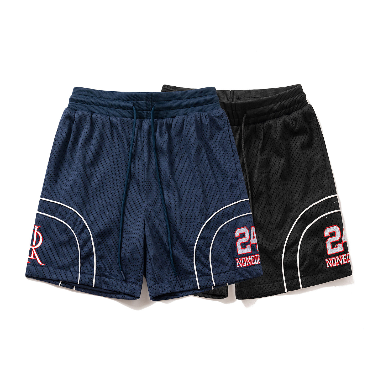 《S.V》24復古弧線網眼球褲