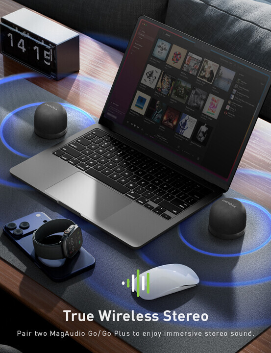 ENERGEA MagAudio Go Plus 藍牙無線磁吸+充電便攜音箱 (附掛繩)