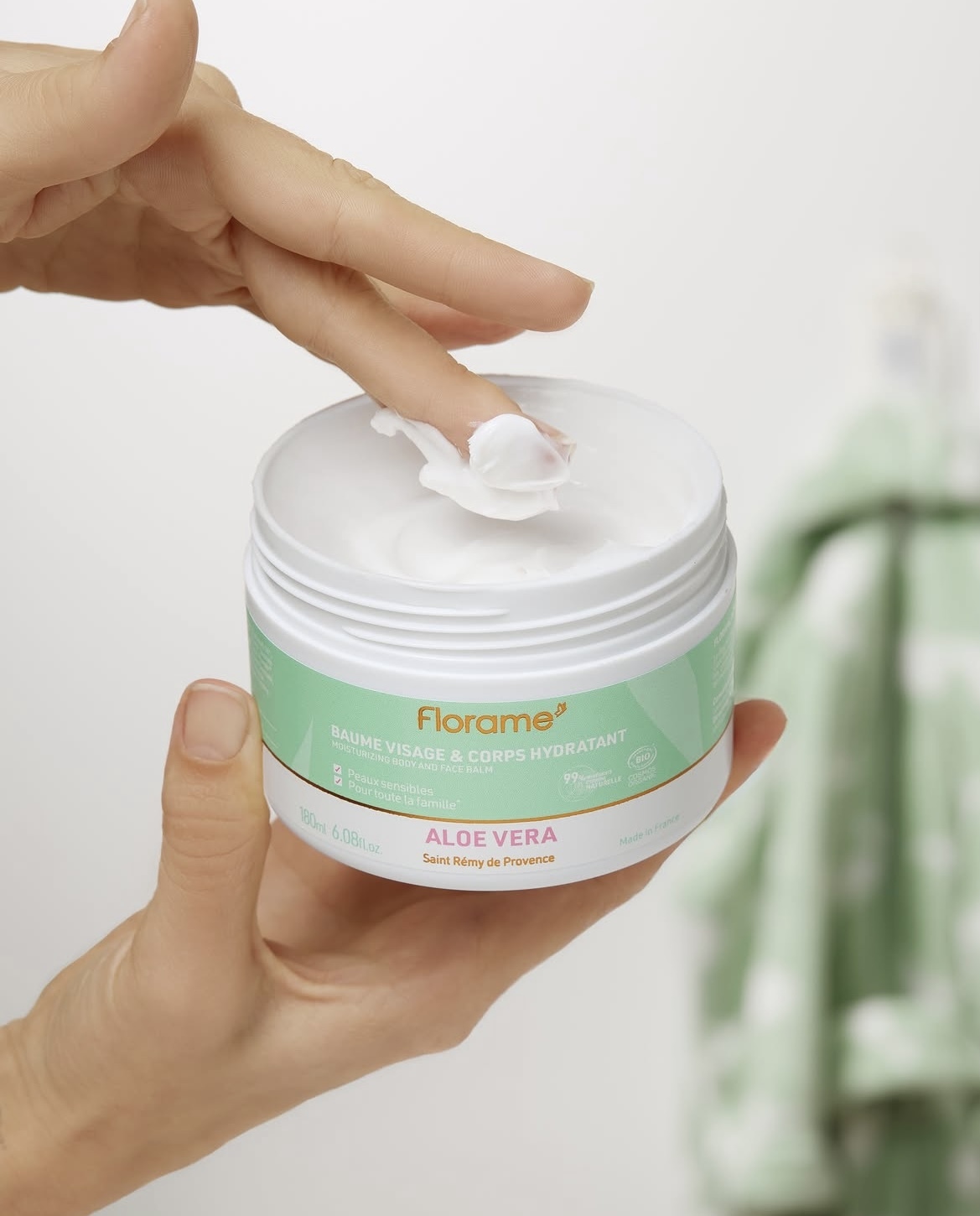 FLORAME Aloe Vera Moisturizing Face and Body Balm 有機蘆薈極潤修護軟膏[180ml]