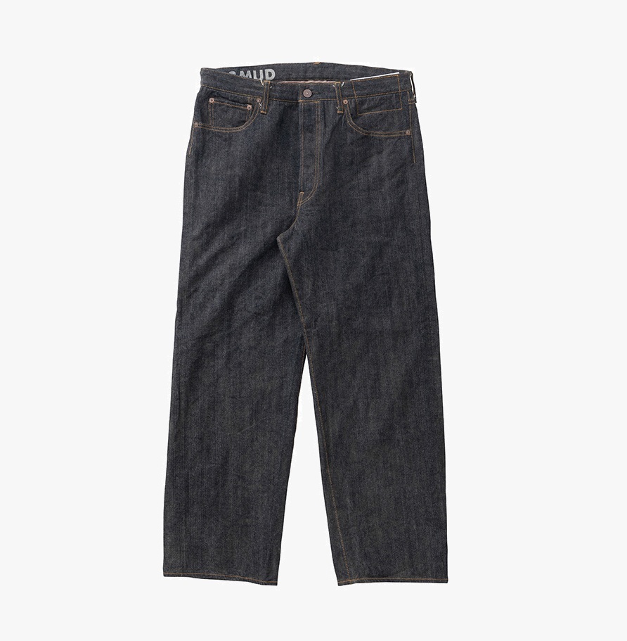 LAST PCS: VISVIM 2026 S/S SOCIAL SCULPTURE 01 MIDE JEANS MUD OVERDYE *泥染 - SIZE 38 PRE ORDER ITEM (預訂中)