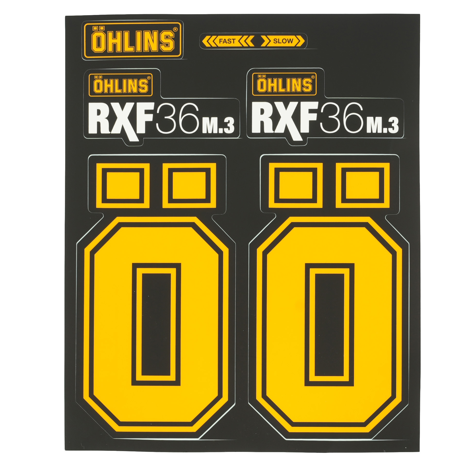 Öhlins 原廠避震前叉貼紙組