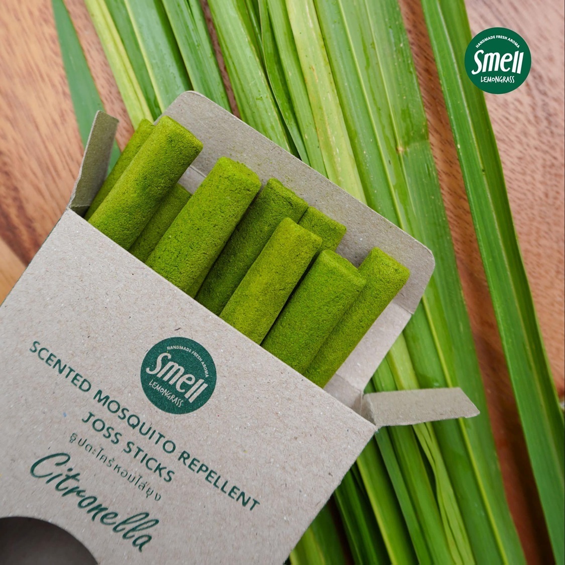 泰國Smell Lemongrass 有機天然 檸檬香草 香薰防蚊棒