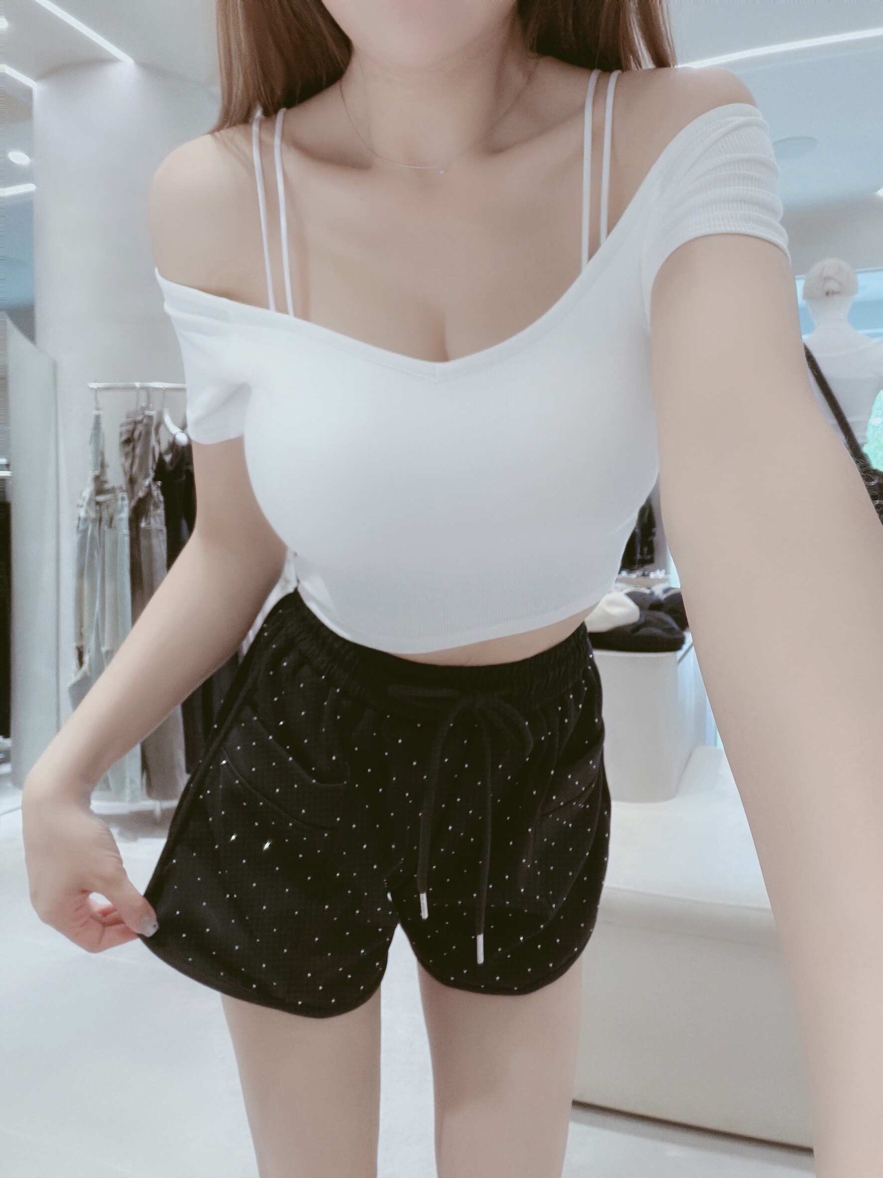 雙細繩吊帶罩杯棉質衣