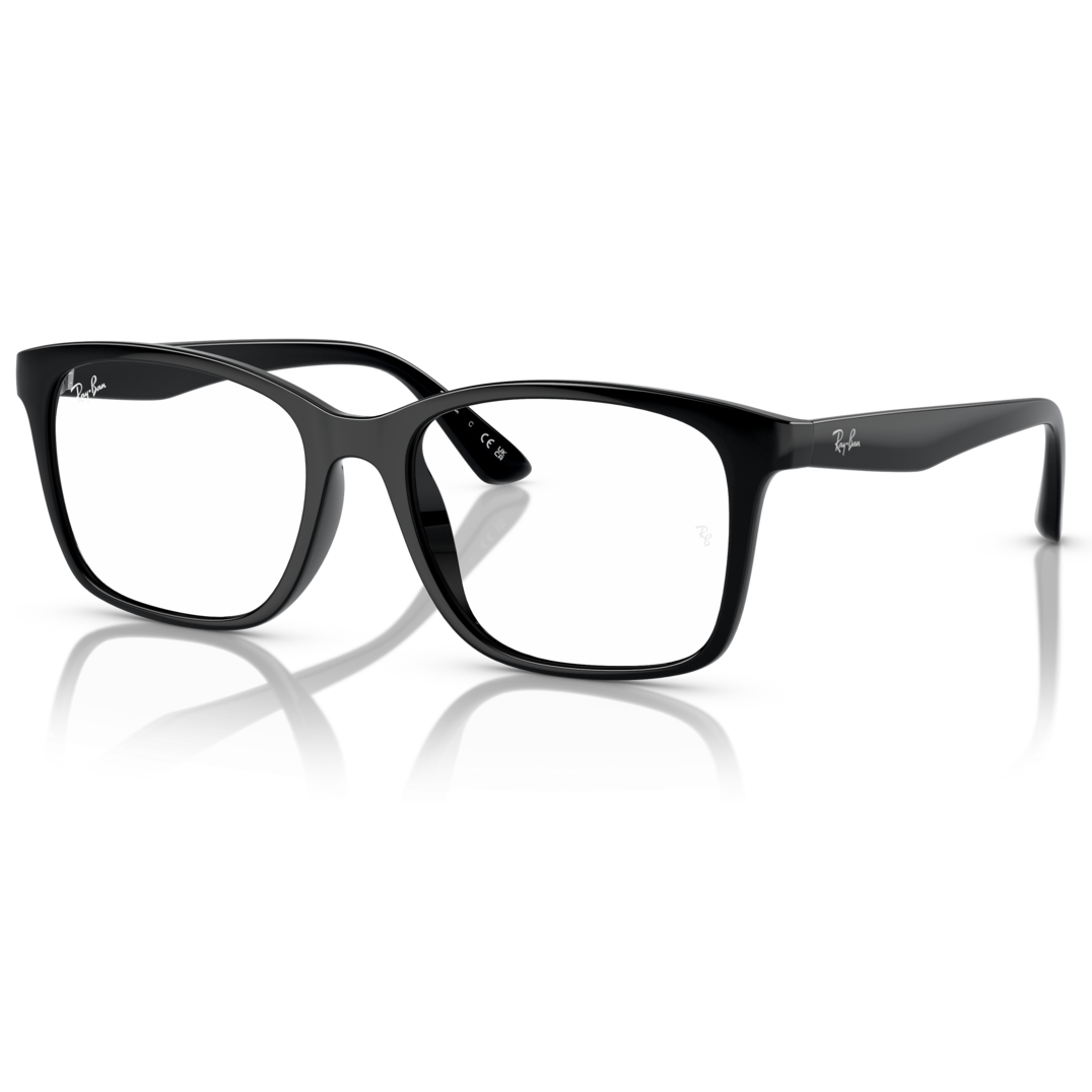 【RayBan】RB7059D 2000-55mm 光學眼鏡(黑色)♦
