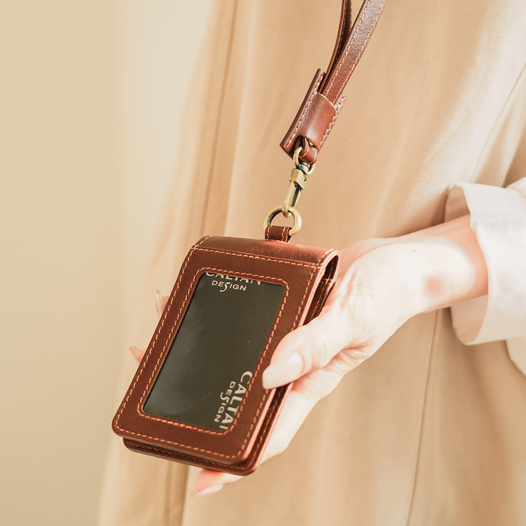 雙層折疊可拆式證件套-三色(075030)