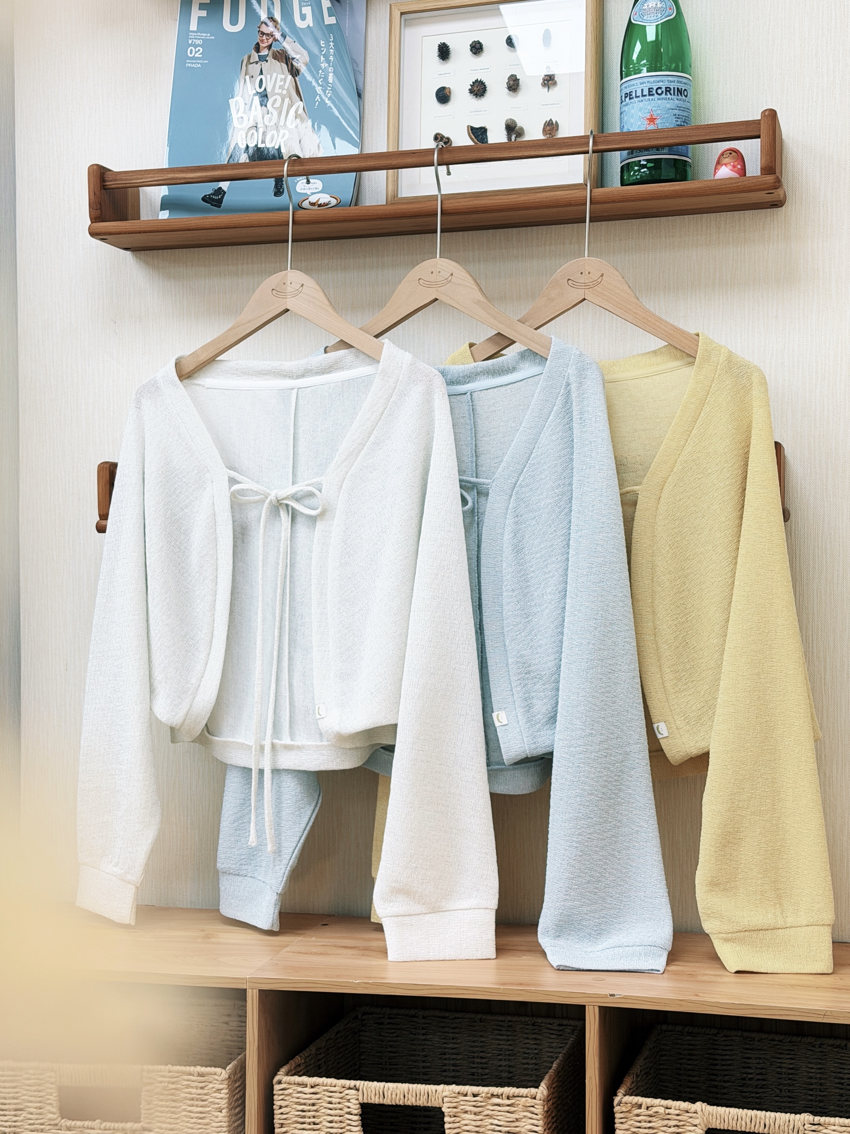 三色 / 銀絲閃紗蝙蝠袖薄外套 / Glittery Lurex Batwing Thin Shrug Cardigan