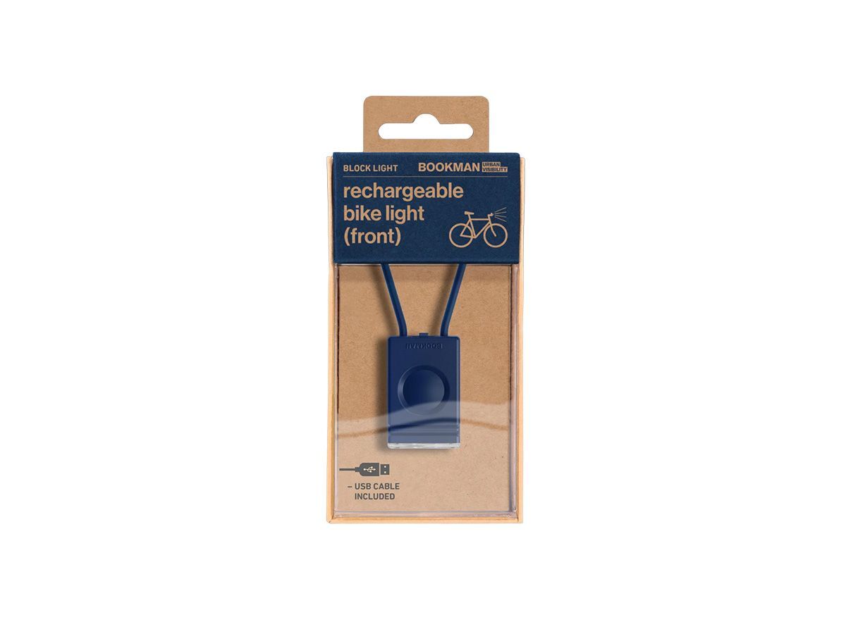Bookman Block Light Front 前燈 藍色