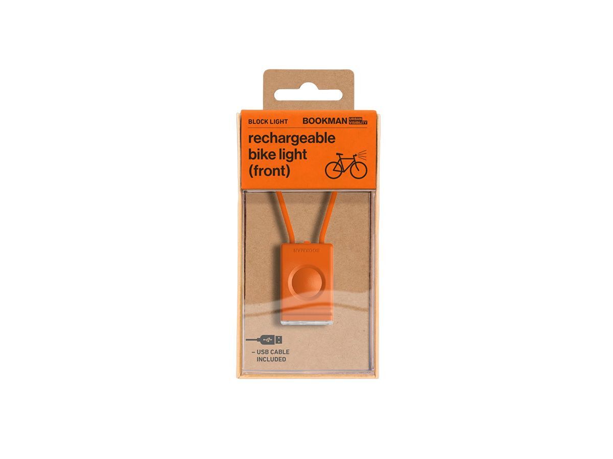Bookman Block Light Front 前燈 橘色