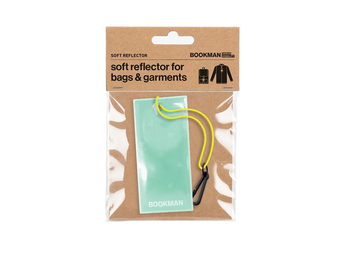 Bookman Hanging Reflectors Rectangle 幾何反光片 薄荷綠