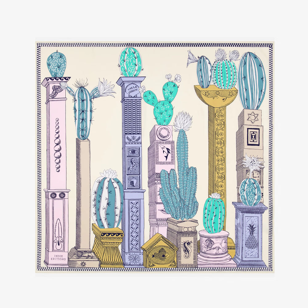 TEQUILA 天絲棉方巾100 - 白