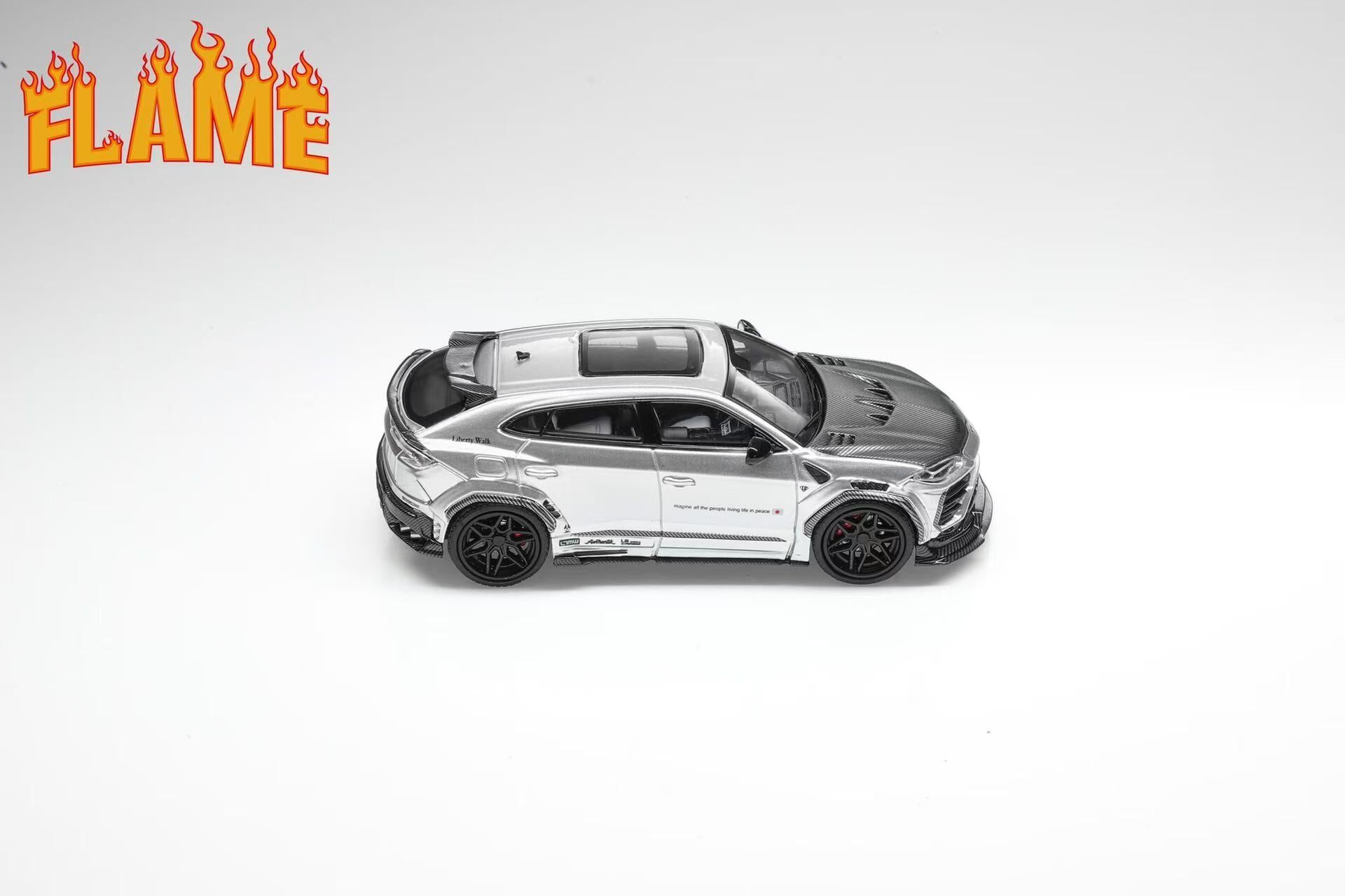 預訂:1/64 Flame  Lamborghini Urus Silver Metallic (FLUS )