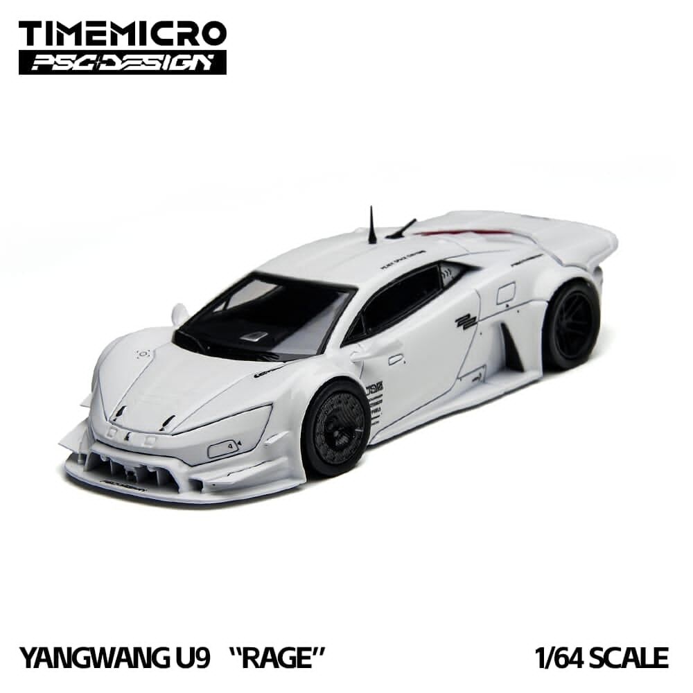 預訂:1/64 Time Micro Yangwang‌ U9 Rage White (TM648801 )