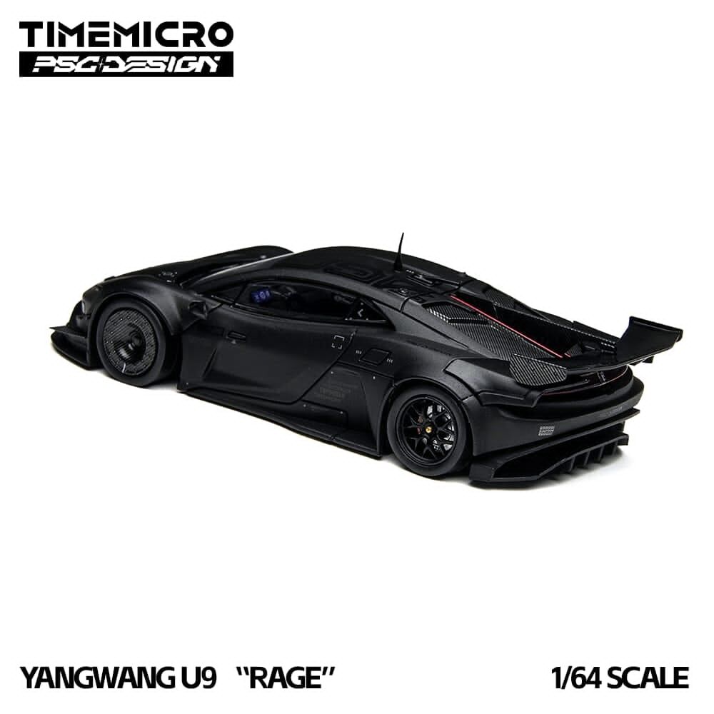 預訂:1/64 Time Micro Yangwang‌ U9 Rage Black (TM648901 )