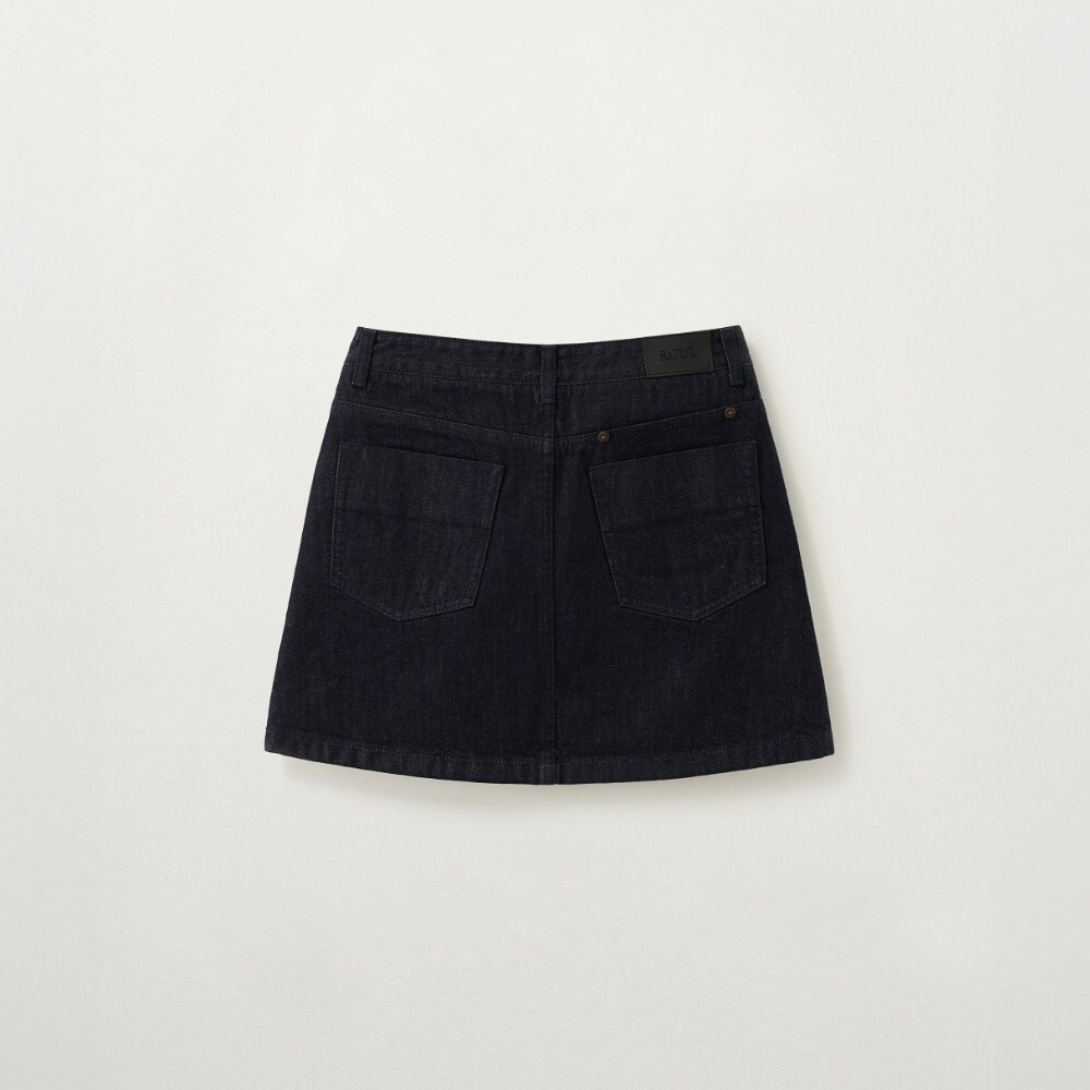 Satur｜官網未上架新款Denim Short Skirt SA261WDK02