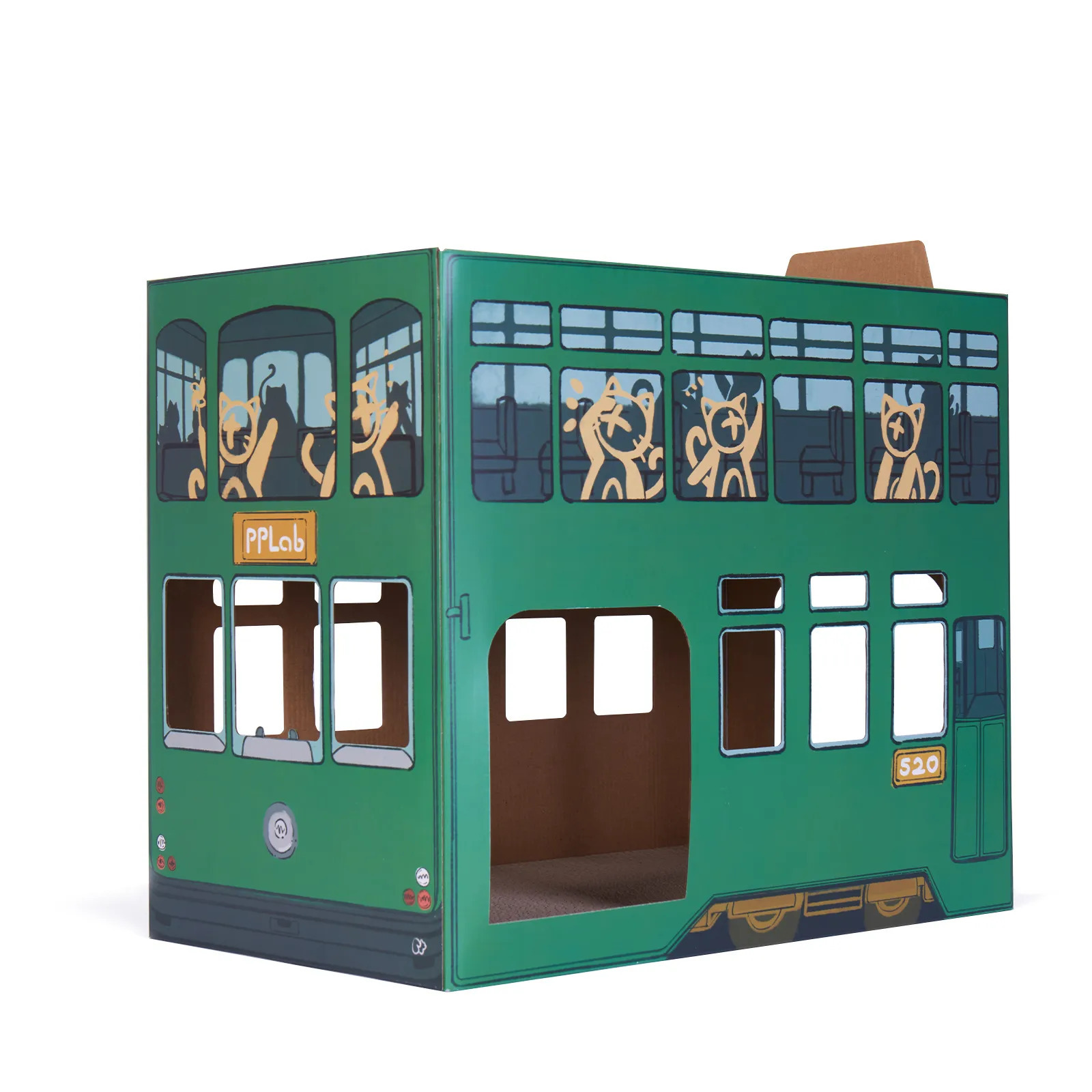 pplab 電車貓抓板