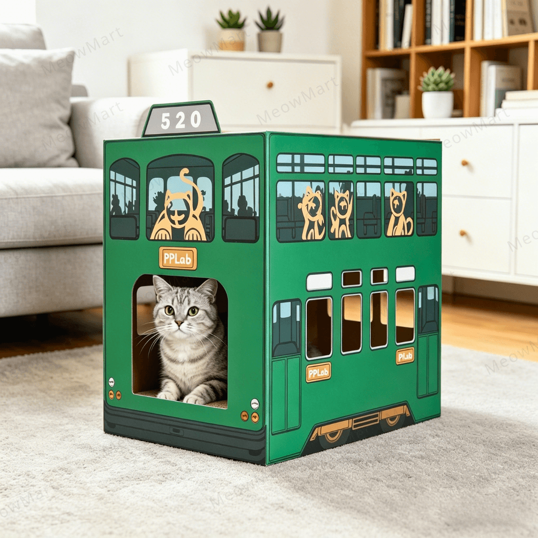 pplab 電車貓抓板