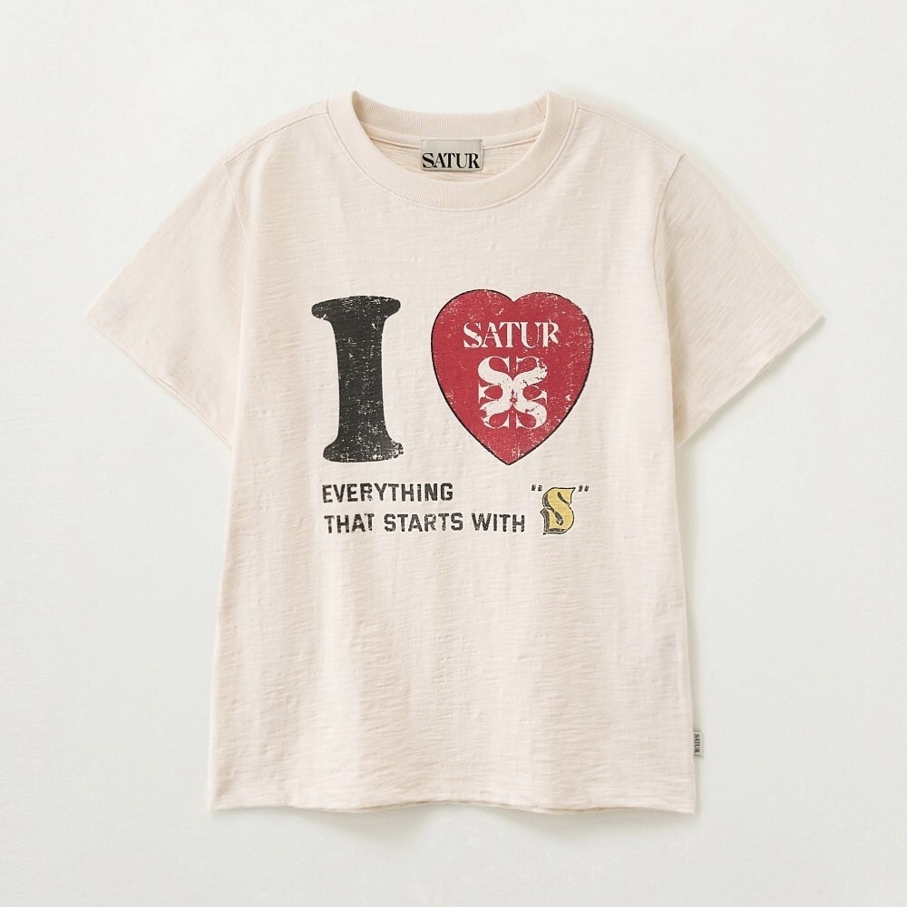 Satur｜官網未上架新款(W)I Love Satur SA262WTS08 [3 colors]