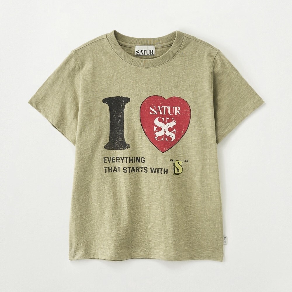 Satur｜官網未上架新款(W)I Love Satur SA262WTS08 [3 colors]