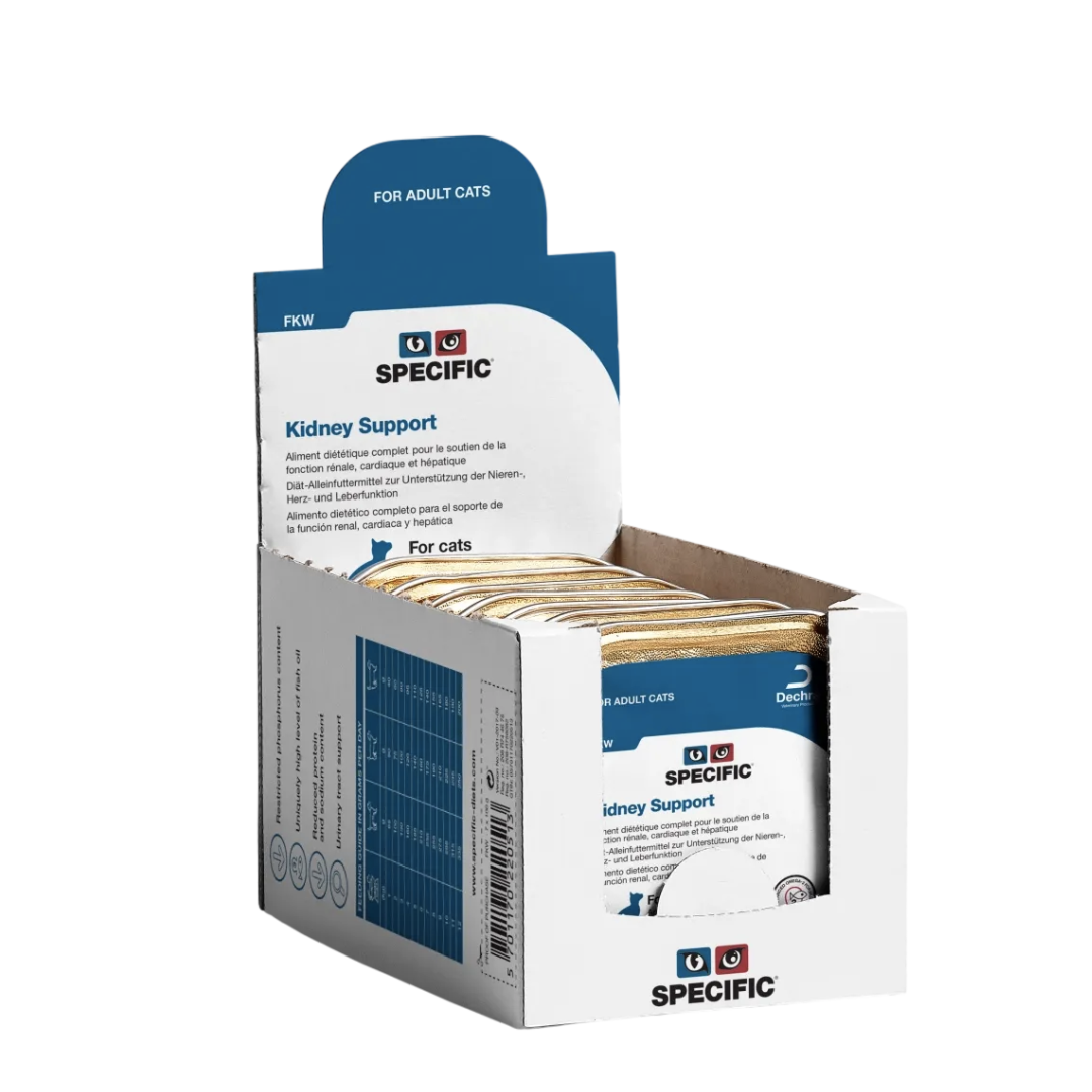 Dechra Specific  Wet Food For Cats FKW Kidney Support 100G x 7Cans