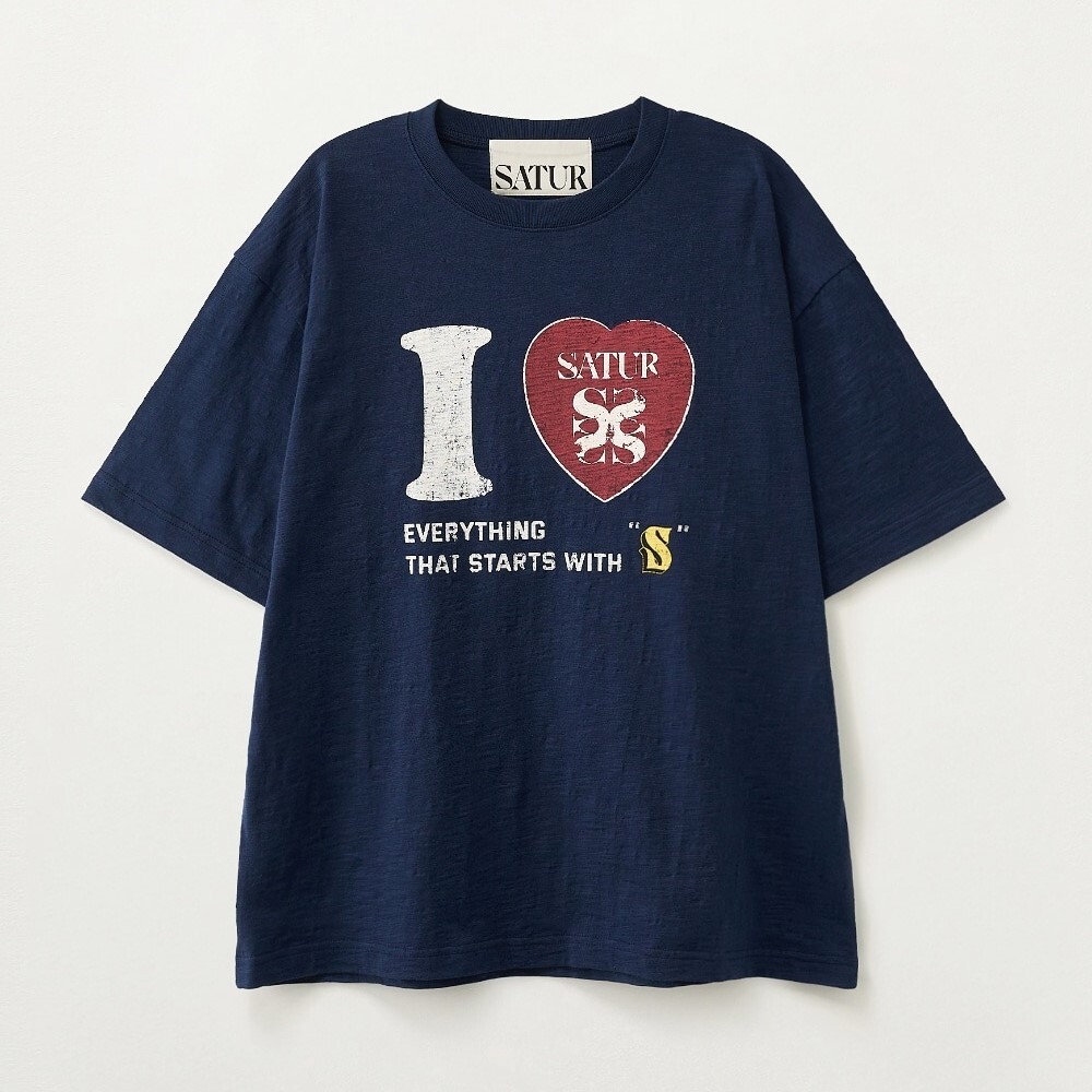 Satur｜官網未上架新款I Love Satur T-Shirt SA262MTS05 [2 colors]