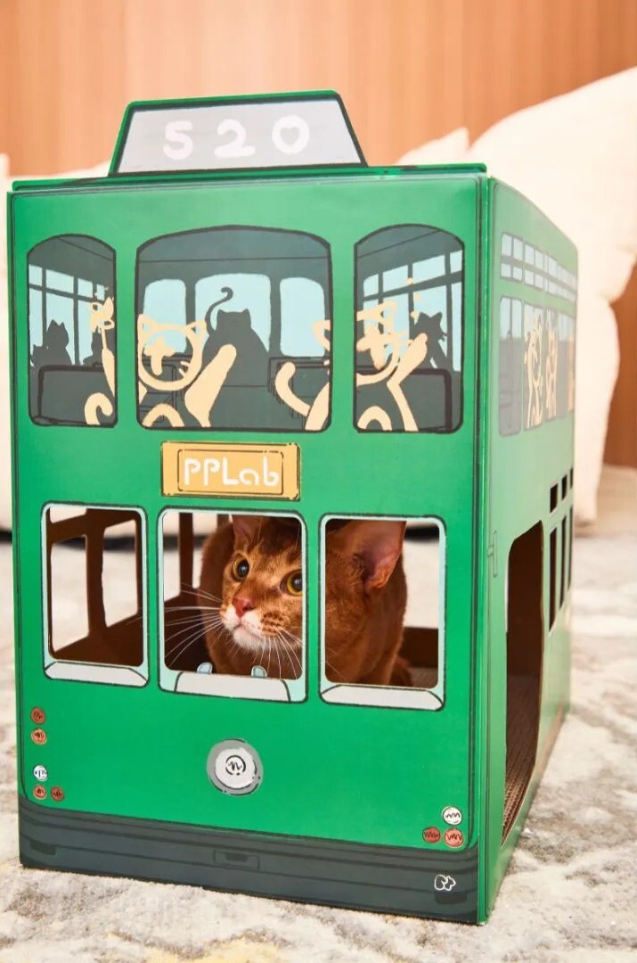 pplab 電車貓抓板