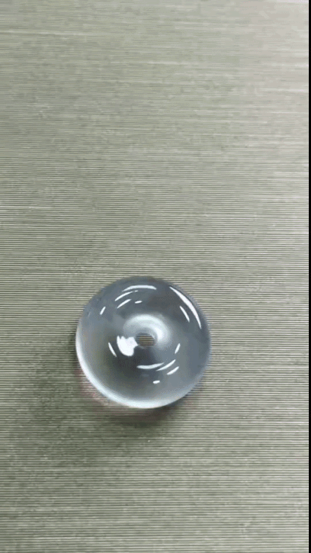 416321 翡翠冰種平安扣 (9.3mm直徑)