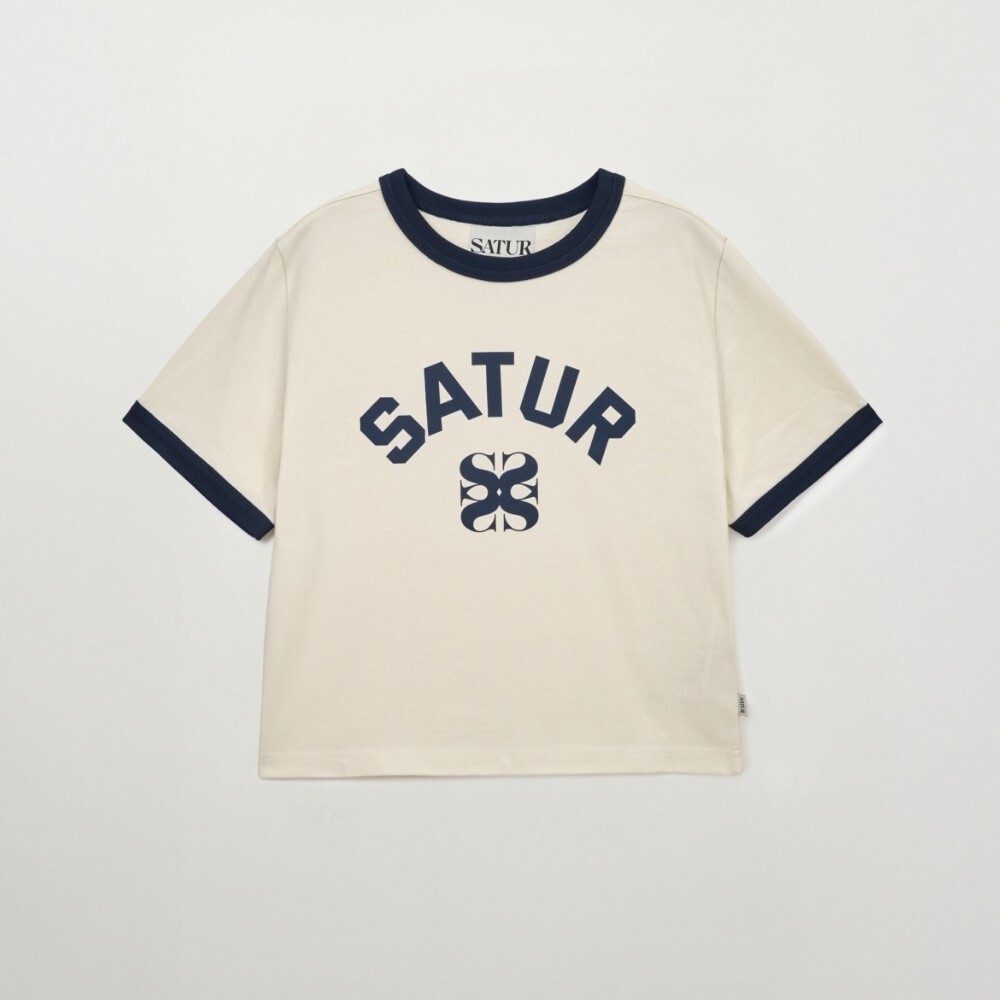 Satur｜官網未上架新款(W) Satur Logo CB Crop T-Shirt SA262WTS01 [3 colors]