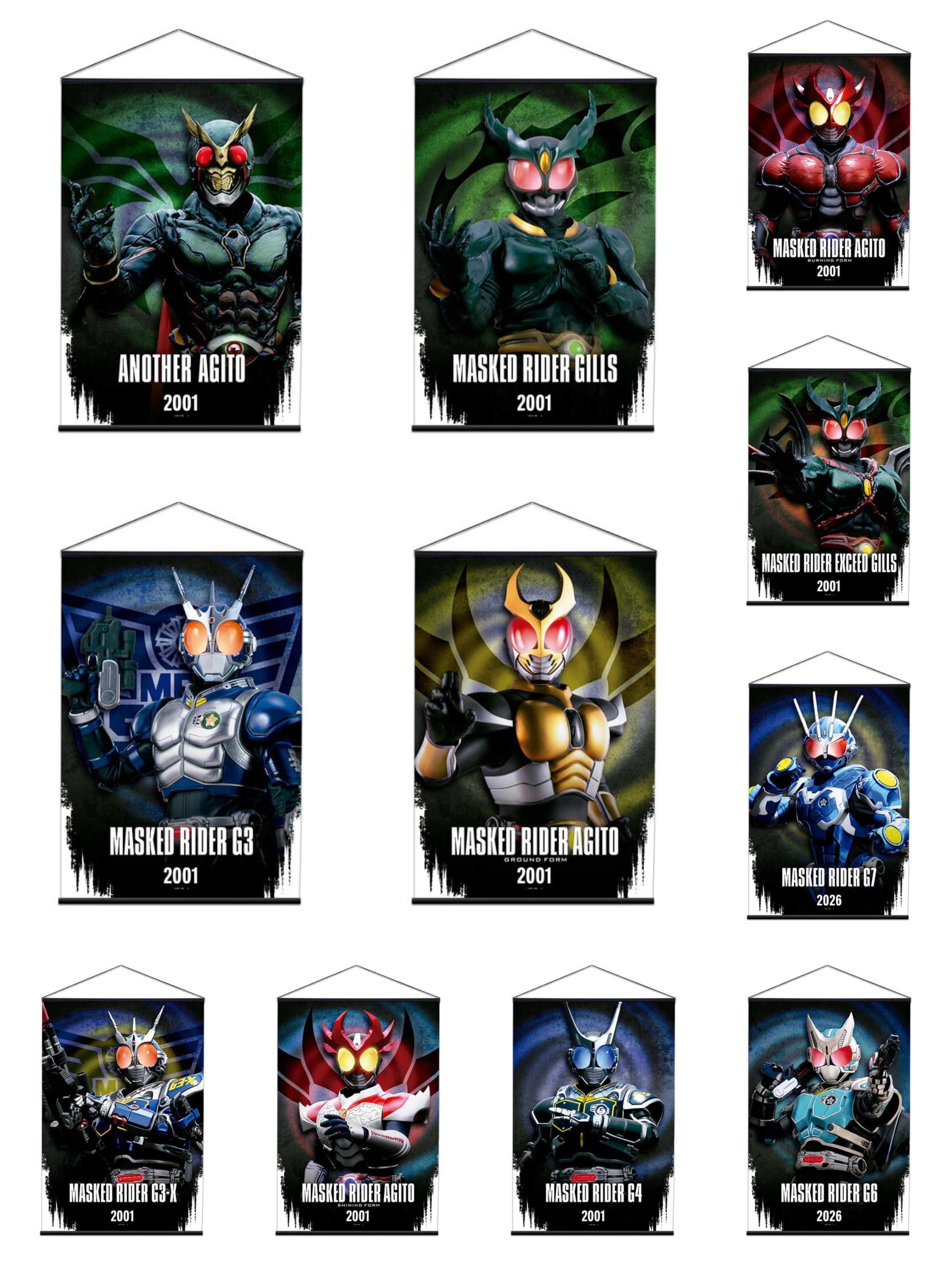 250361 Pbandai 預訂 2026/6月 仮面ライダーアギト B2タペストリー(全11種)