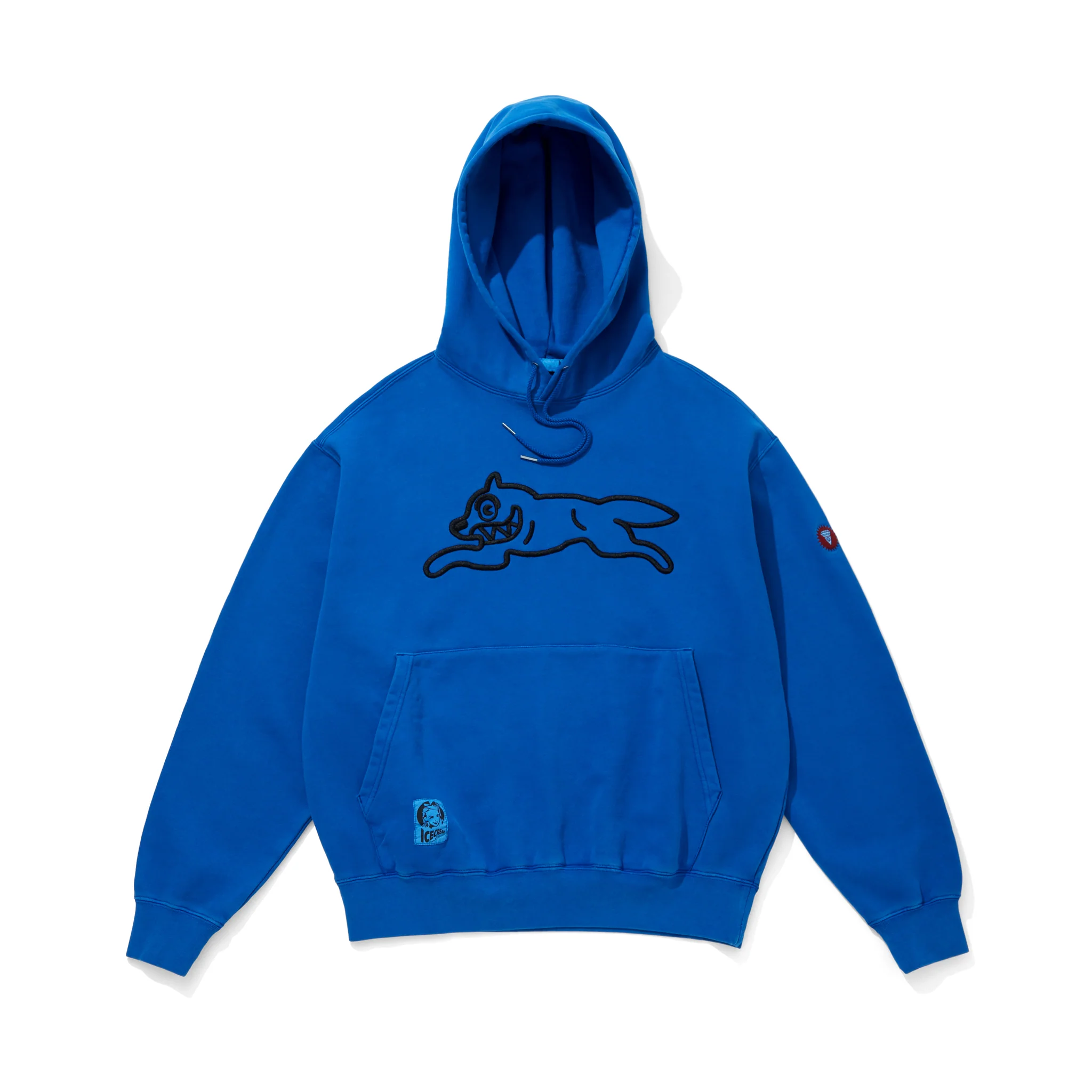OVERDYED HOODIE RUNNING DOG