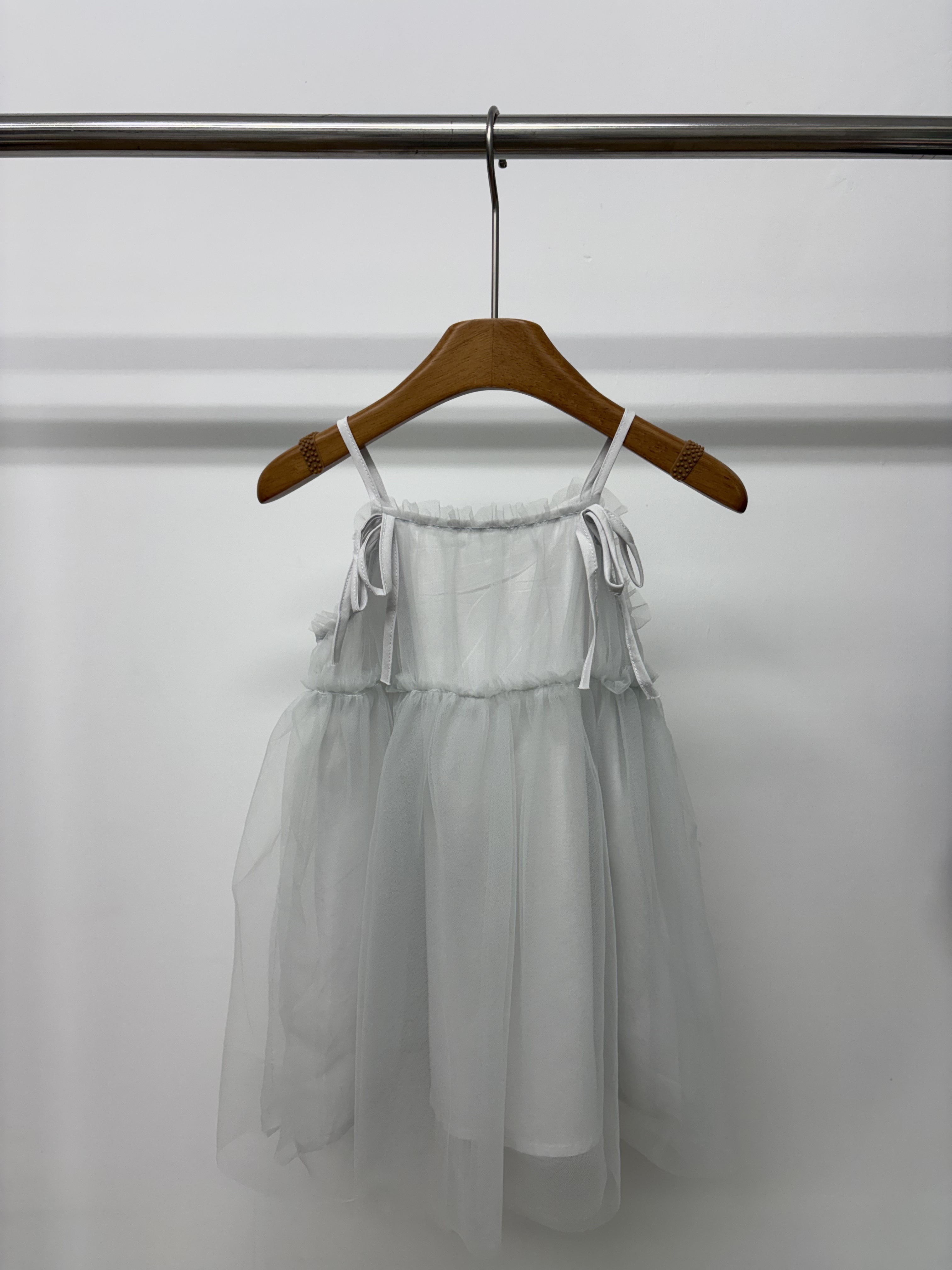 A05025蝴蝶結紗洋裝
