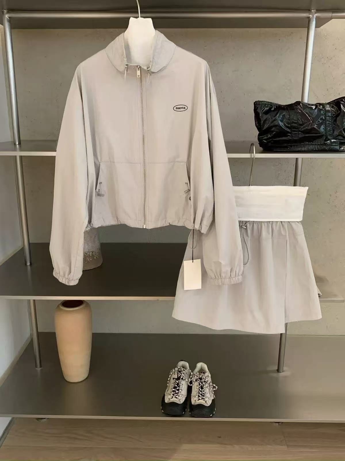 279 外套+短裙休閒套裝